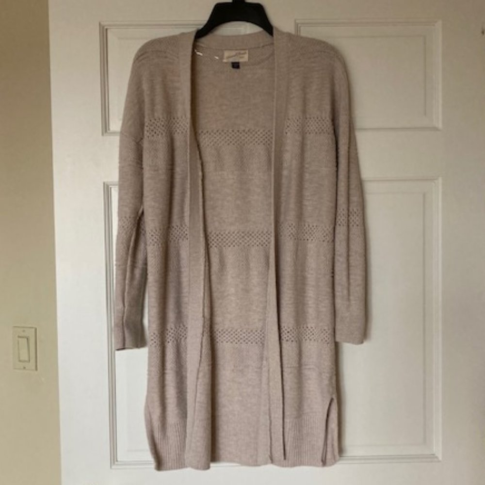 Cream Duster Cardigan Small